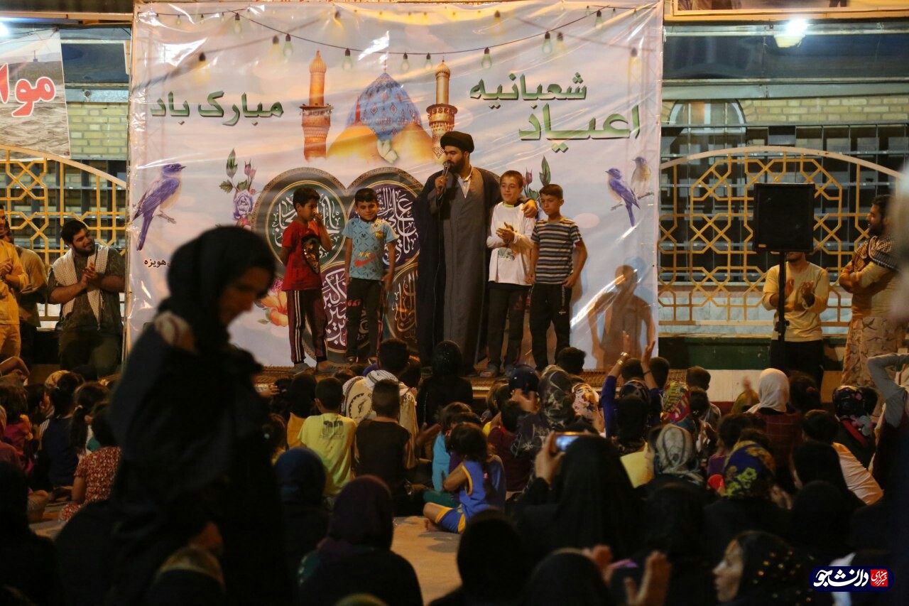 گل شادی در دل سیلاب زده کودکان خوزستان سبز شد/ برگزاری جشن های ویژه در زیارتگاه هویزه+عکس