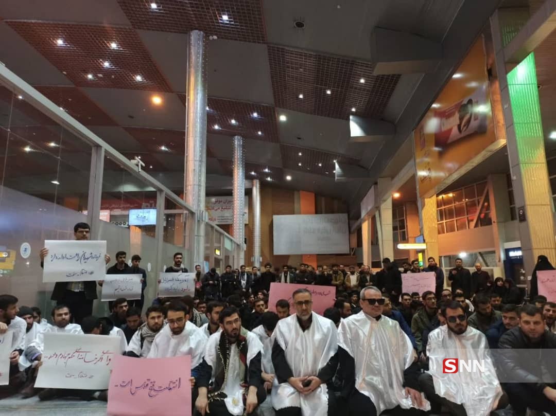 دانشجویان دانشگاه تبریز با برگزاری تجمعی آمادگی خود را برای گرفتن انتقام از آمریکا اعلام کردند