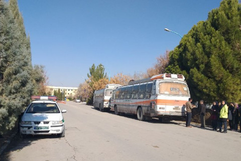 حادثه تصادف در پردیس دانشگاه علوم پزشکی کرمان دو مصدوم به جا گذاشت