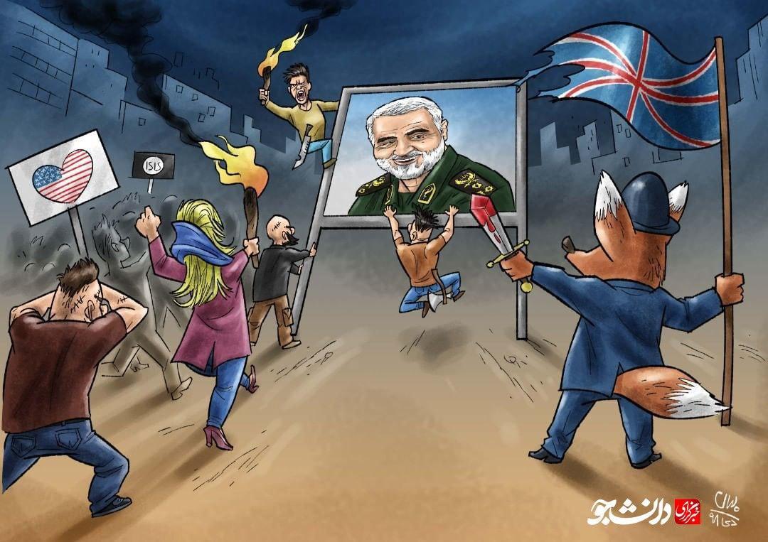 کاریکاتور فتنه به روایت تصویر
