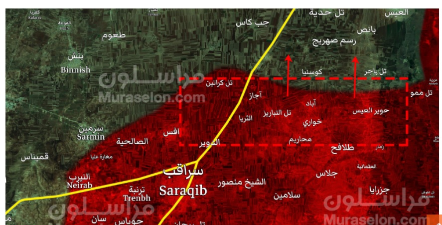 ارتش سوریه ترویست‌ها را در العیس محاصره کرد / بخش «استان ادلب» بزرگراه حلب-دمشق آزاد شد