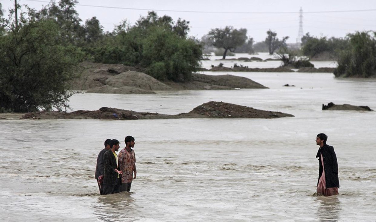 جشن آسمانی و ماتم زمینی/ بلوچستان غرق در سیل