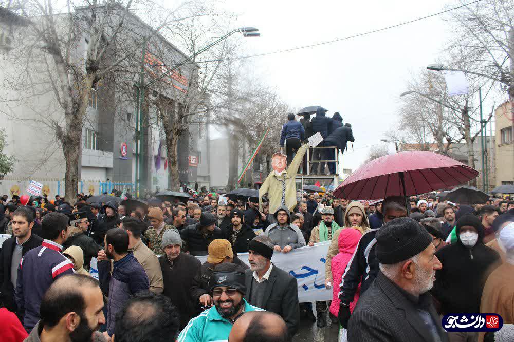 دانشجویان گلستانی در راهپیمایی ۲۲ بهمن ۶ غرفه محتوایی برپا کردند + تصاویر