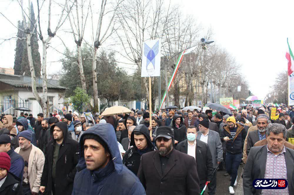 دانشجویان گلستانی در راهپیمایی ۲۲ بهمن ۶ غرفه محتوایی برپا کردند + تصاویر