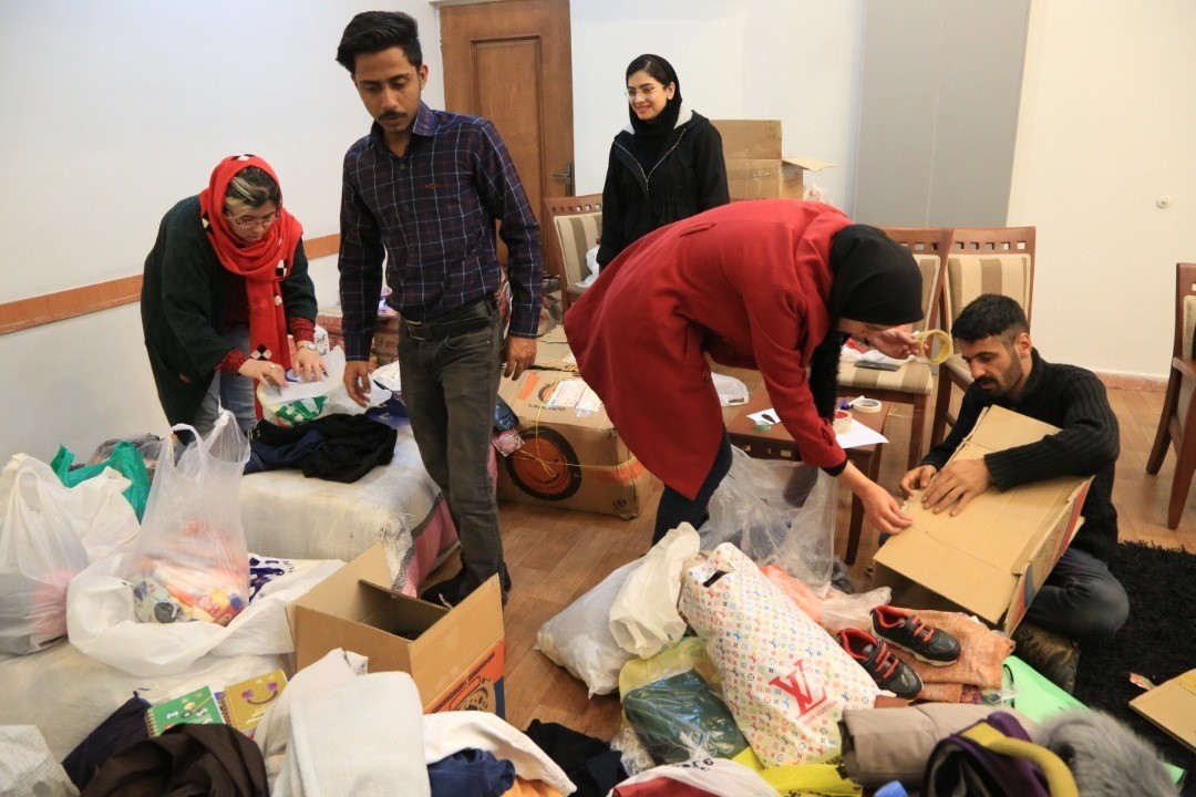 کمک‌های جمع آوری شده در دانشگاه تهران به سیستان و بلوچستان ارسال شد
