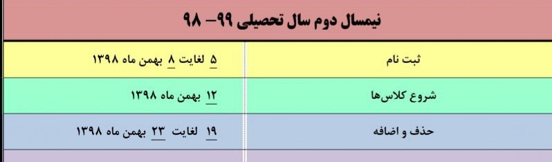 زمان انتخاب واحد دانشجویان دانشگاه علامه طباطبایی اعلام شد