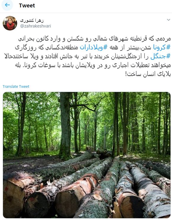 حکایت ویلاداران و عدم رعایت قرنطینه شهرهای شمالی ایران!