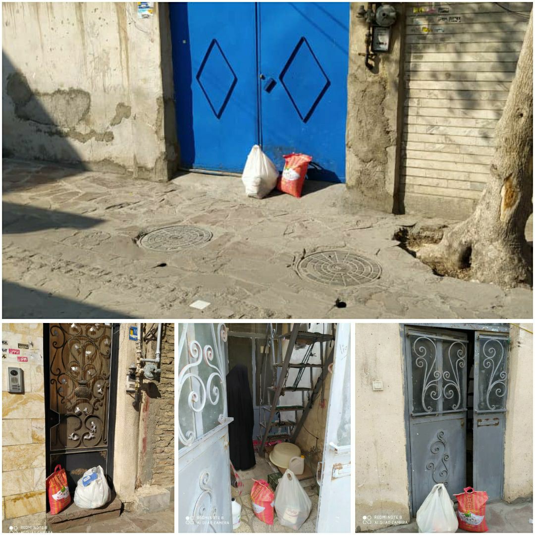 از توزیع بسته‌های حمایتی شب عید میان محرومان تا ژل ضد عفونی کننده میان رانندگان تاکسی+ تصاویر