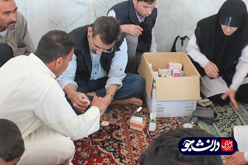 //۳ تیم پزشکی در مناطق سیل زده خوزستان حضور دارند +عکس