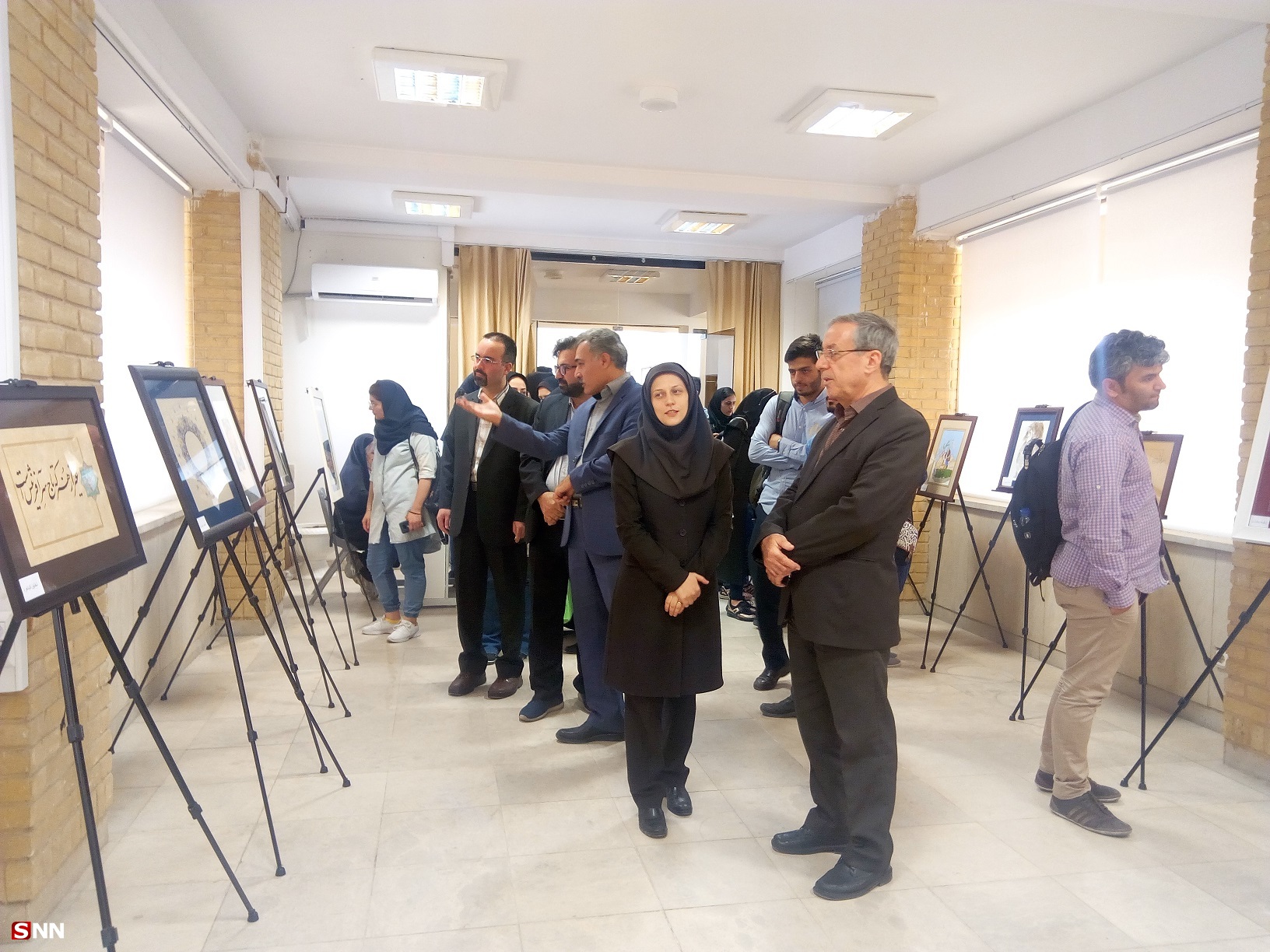 نمایشگاه هنری دانشجویان دانشگاه سمنان به نمایش در آمد.