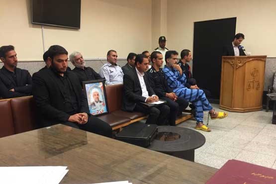 قاتل امام جمعه کازرون پای میز محاکمه نشست+ عکس