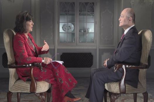 مصاحبه کریستین امانپور با برهم صالح رئیس جمهور عراق