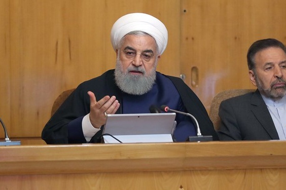 رئیس جمهور: کفگیر تحریم‌های آمریکا به ته دیگ خورده است / پاسخ جالب شهید بهشتی به روحانی