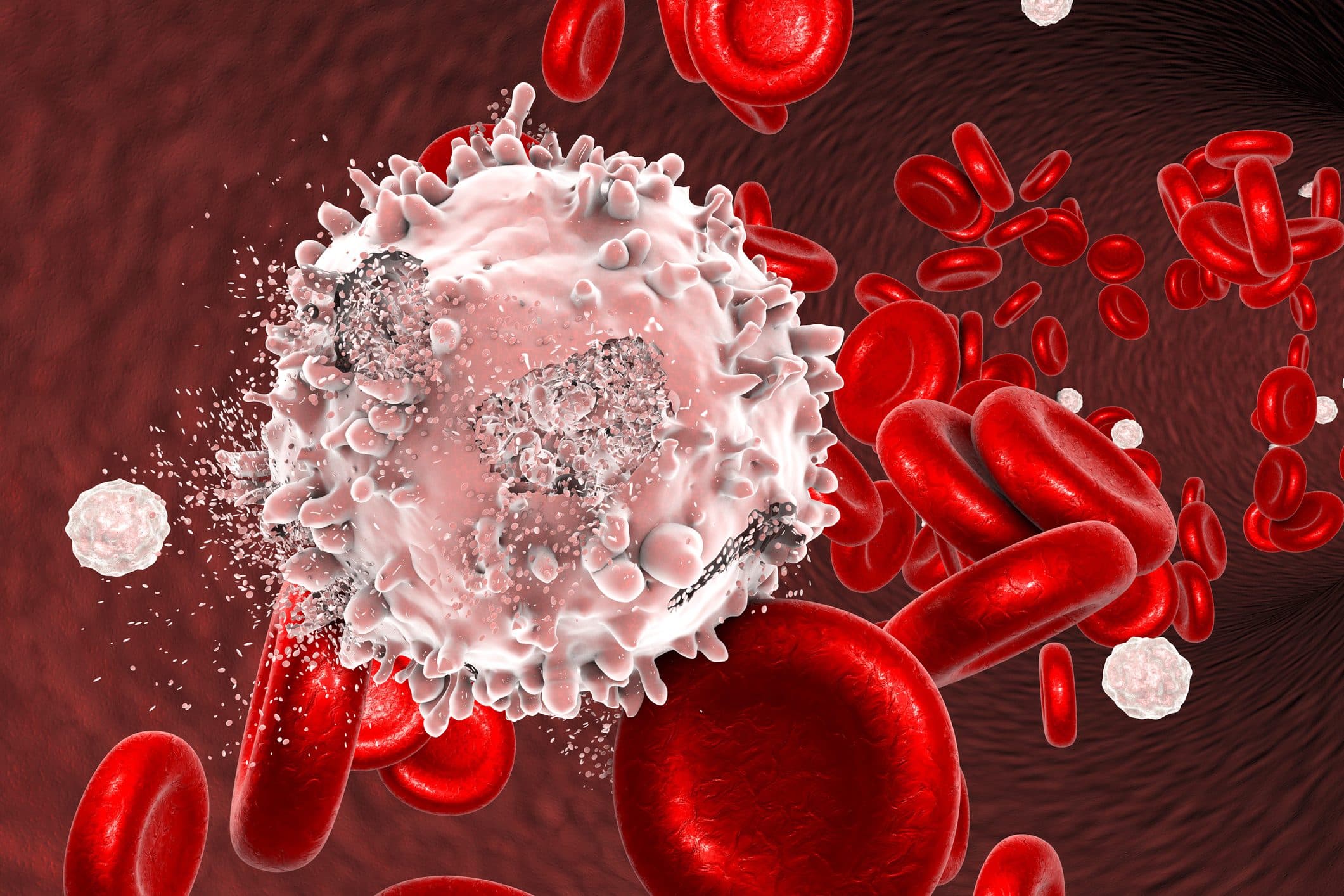 سلول‌های سرطانی از خون جمع‌آوری می‌شوند