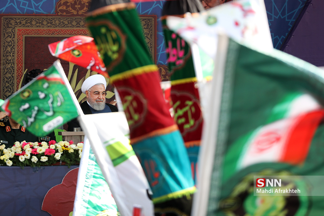گزارش کامل مراسم رژه نیروهای مسلح | روحانی: با طرح «ائتلاف امید» و «ابتکار صلح هرمز» به نیویورک می‌روم