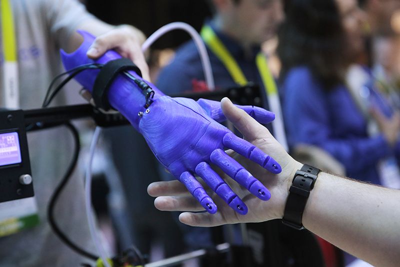 چاپگر‌های سه بعدی انگشتان دست هم چاپ می‌کنند