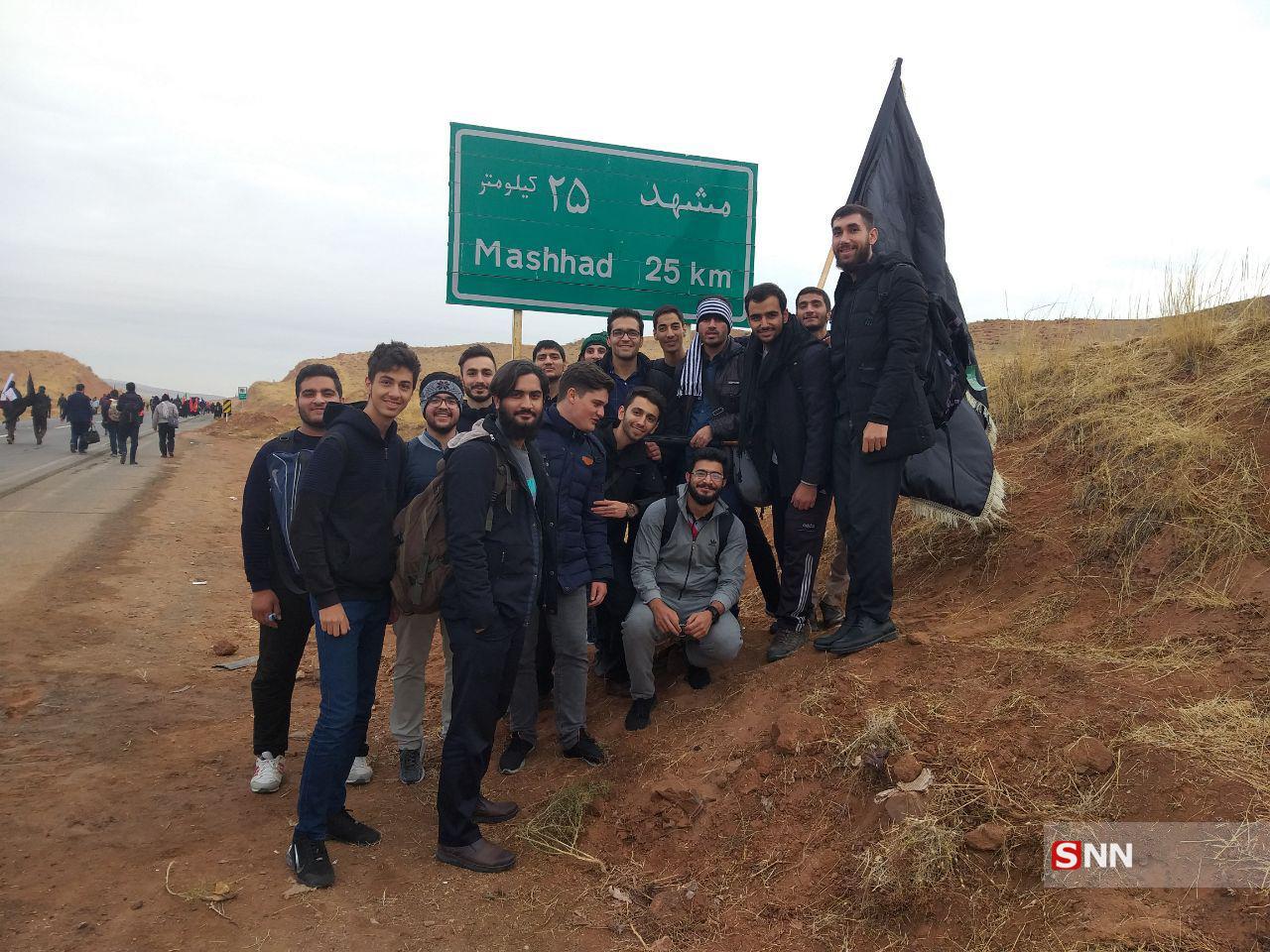 ۸۸ نفر از دانشجویان دانشگاه سمنان به ششمین اردوی پیاده روی طریق رضوی اعزام شدند