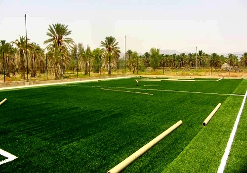 //زمین چمن مصنوعی در دانشگاه خلیج فارس بوشهر راه اندازی می‌شود