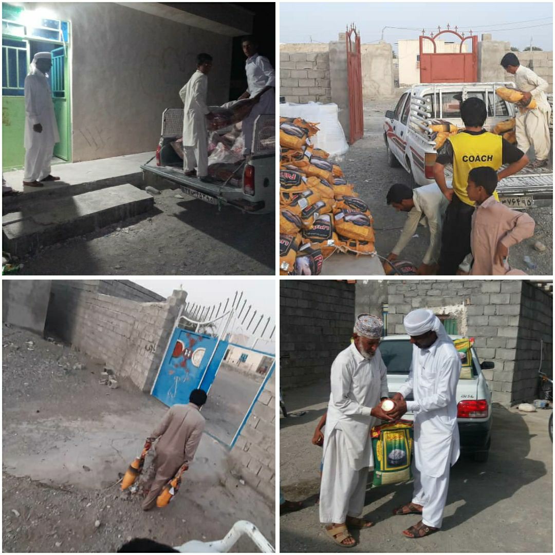 گروه جهادی منتظران ظهور مواد غذایی در مناطق سیل زده استان سیستان و بلوچستان توزیع کردند+ تصاویر