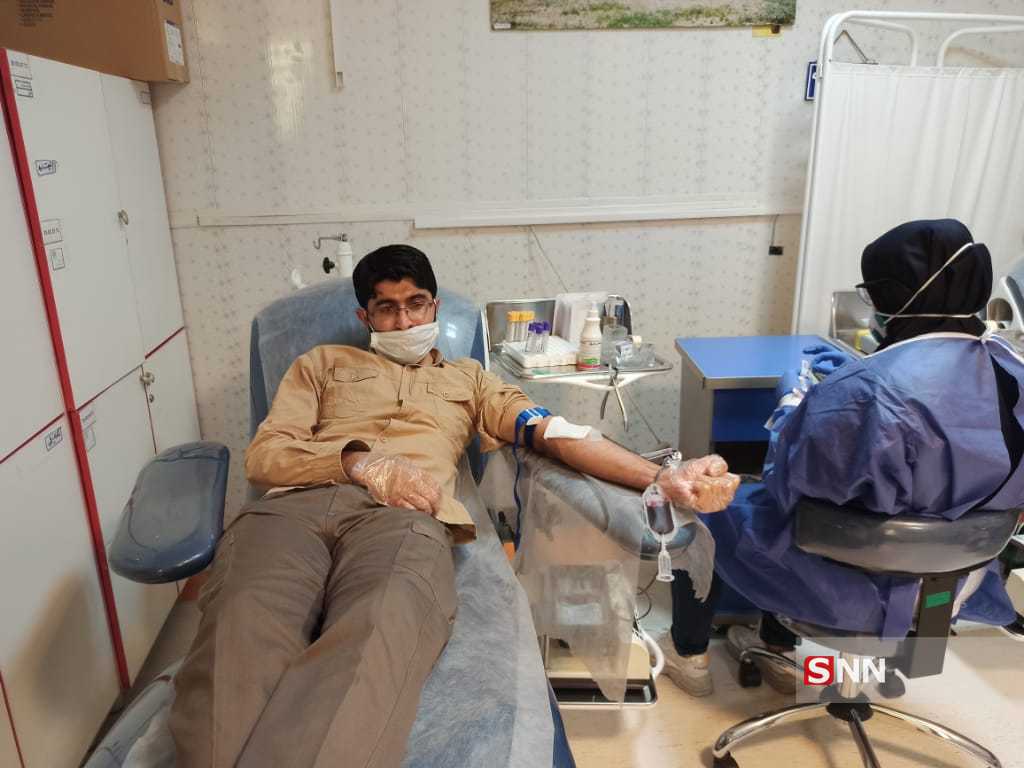 جهادگران کهگیلویه و بویر احمد برای حمایت از بیماران خون اهدا کردند