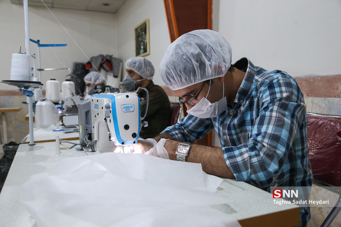 بیش از ۳۰۰۰ کارگاه تولید ماسک و لوازم بهداشتی در کشور فعالیت می‌کنند