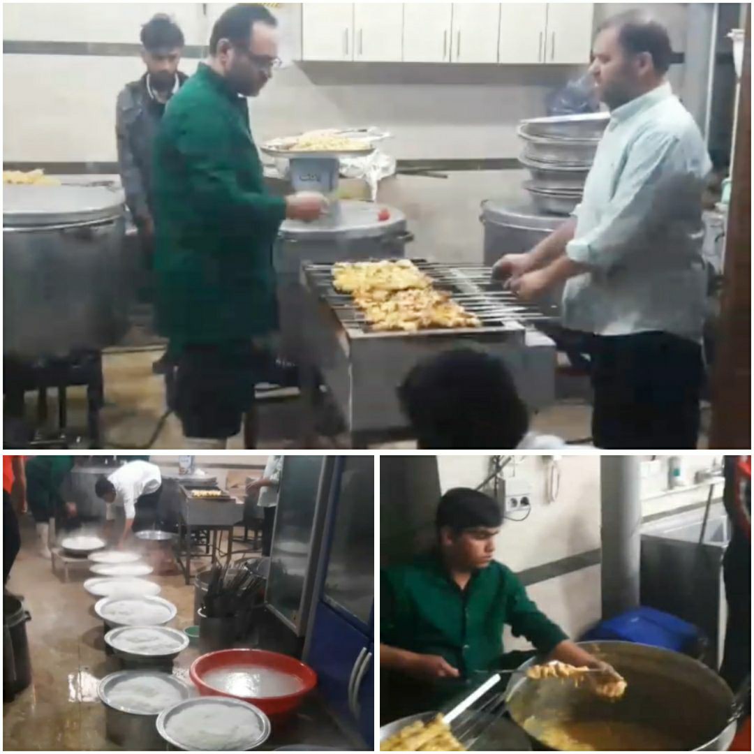 ۱۰۰۰ غذای نذری در مناطق محروم شهر تهران به مناسبت نیمه شعبان توزیع شد+ عکس