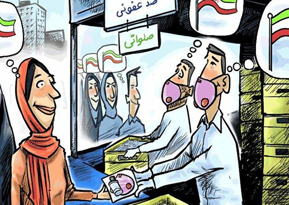 کاریکاتور تفاوت فرهنگ مردم ایران و آمریکا