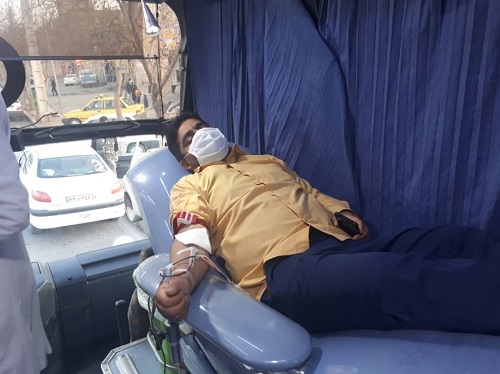 برپایی ایستگاه‌های محلی انتقال خون از سوی دانشجویان بسیجی شیرازی