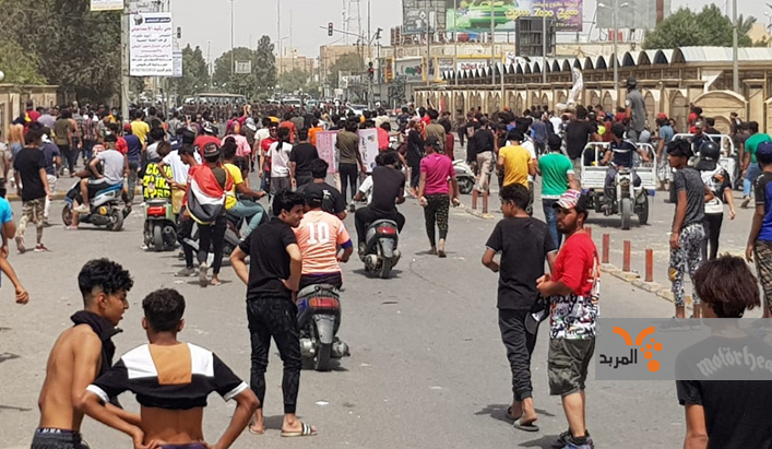 اعتراضات در چند استان عراق