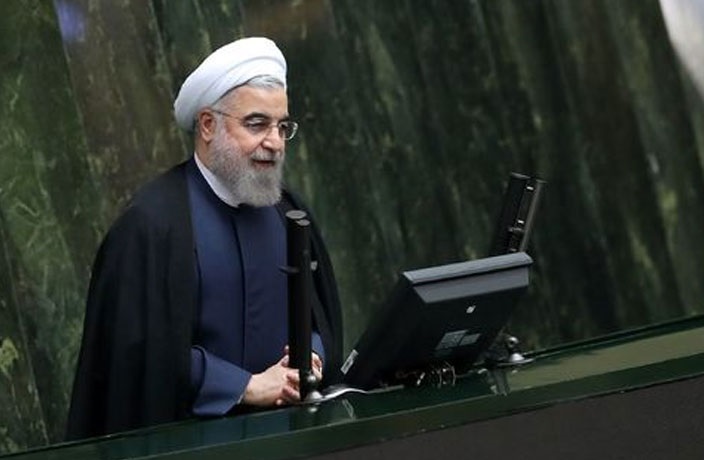 روحانی در مراسم افتتاحیه مجلس یازدهم حضور یافت
