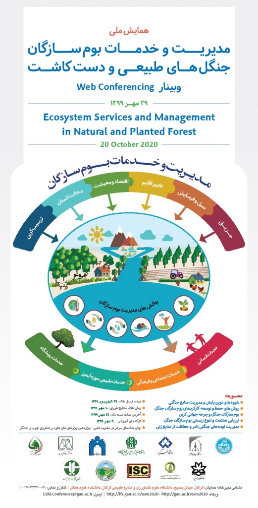 جمعه//// همایش ملی مدیریت و خدمات بوم سازگان جنگل‌های طبیعی و دست کاشت در گلستان برگزار می‌شود