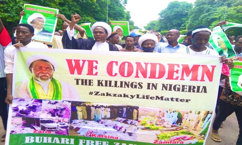 راهپیمایی هواداران «شیخ زکزاکی» در پایتخت نیجریه