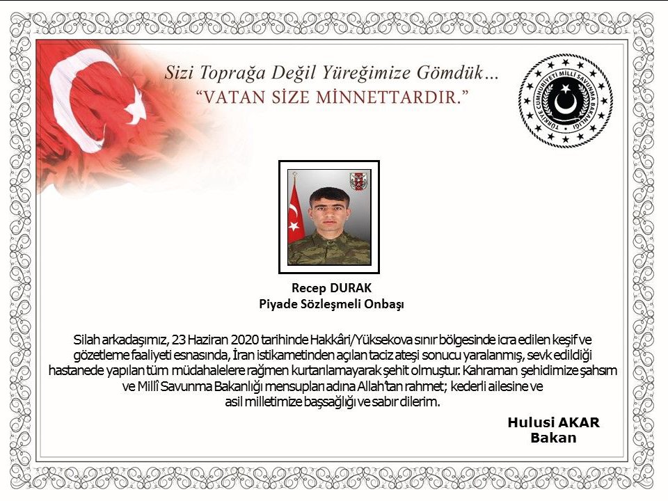 خبر تایید نشده| درگیری مرزی بین ایران و ترکیه/ یک سرباز ترکیه‌ای کشته شد