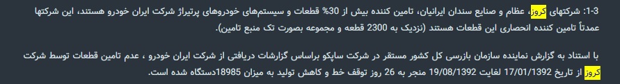 کروز بی‌خیال تصاحب ایران خودرو نمی‌شود / قوه قضائیه، تکلیف دادگاه مدیران کروز چه شد؟