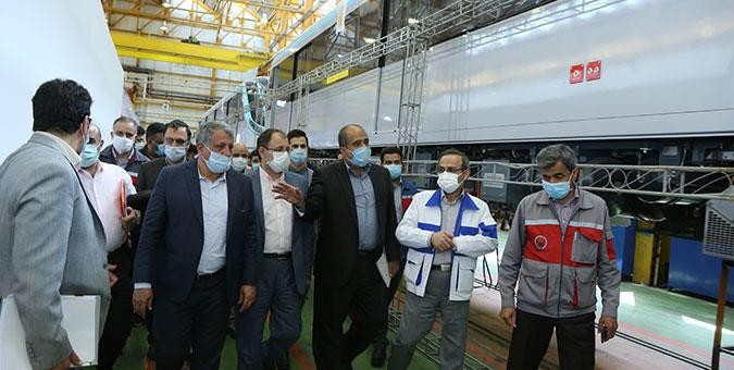 بازدید نمایندگان تهران از شرکت واگن سازی تهران/ خضریان: ساخت واگن مترو توسط شرکت‌های دانش بنیان خوشحال کننده است