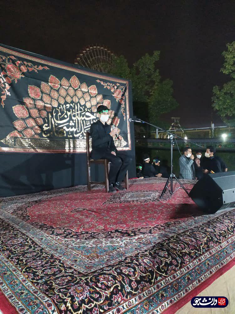 هیئت عزاداری اباعبدالله (ع) دانشجویان در پارک ملت و محله هاشمیه مشهد برگزار می‌شود