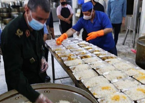 //۵۰۰۰ پرس غذای گرم بین نیازمندان کردستانی توزیع شد