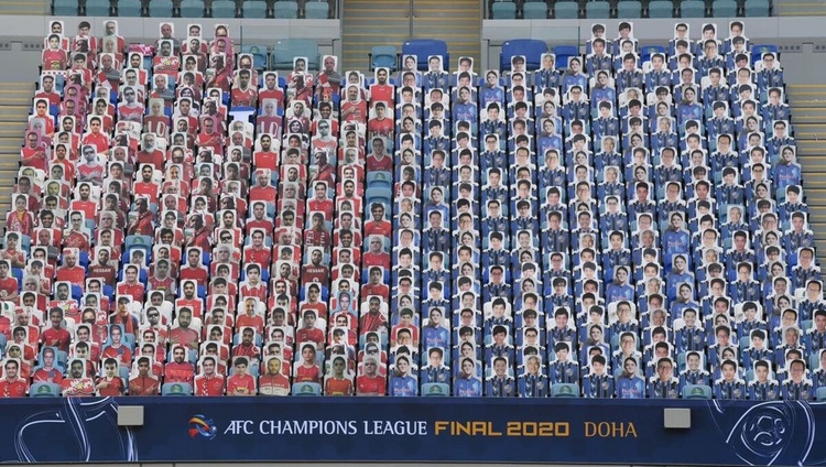 عکس|هواداران پرسپولیس در ورزشگاه فینال لیگ قهرمانان آسیا