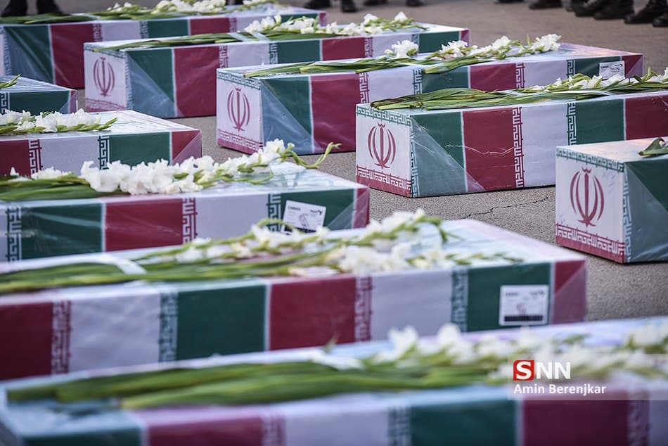 پیکر دو شهید دفاع مقدس در دانشگاه سمنان به خاک سپرده می‌شود