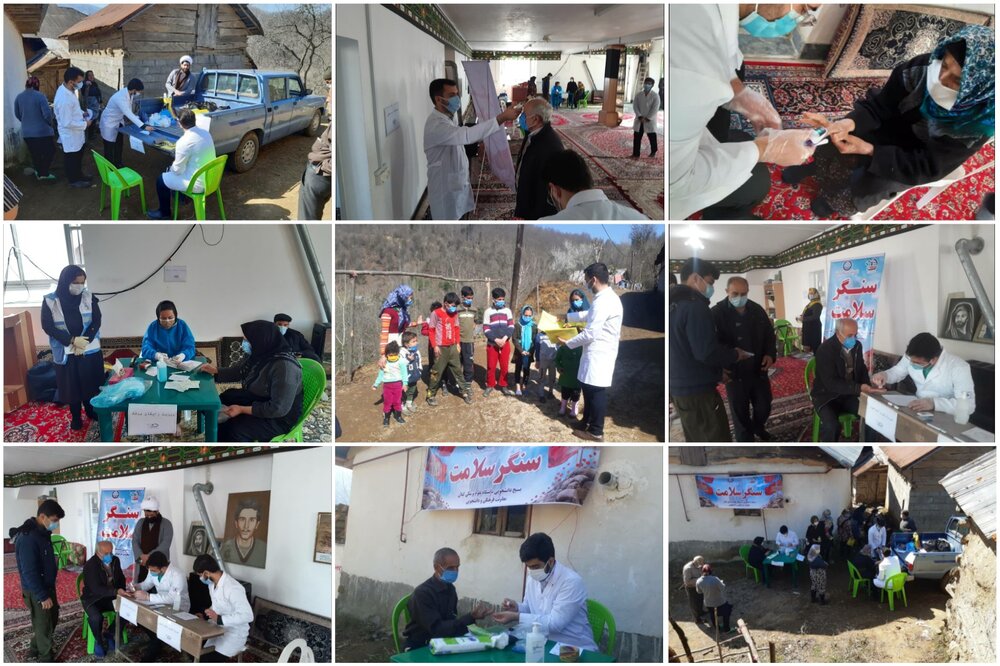 ارائه خدمات پزشکی رایگان دانشجویان گیلانی در روستای لیل و دشت