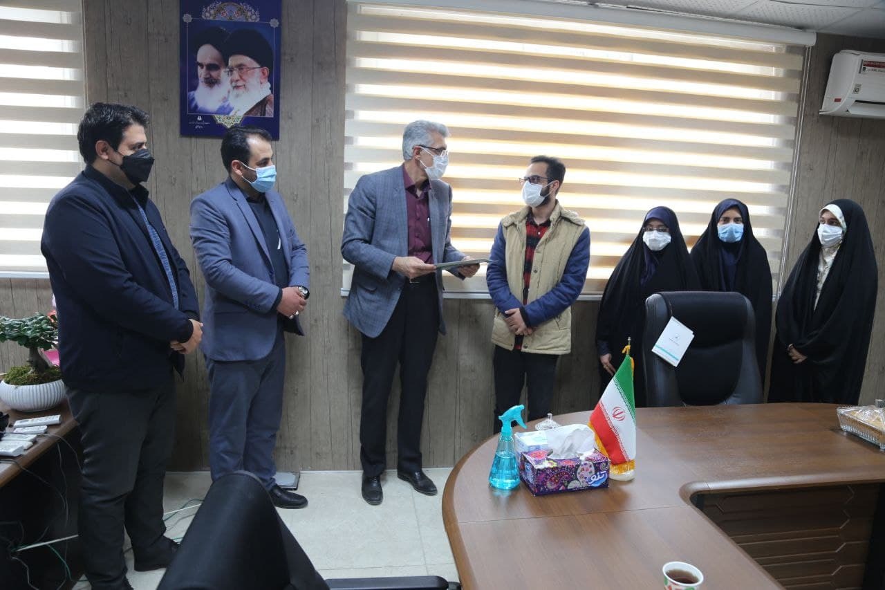 عید////تکریم و معارفه مسئول بسیج دانشجویی دانشگاه علوم پزشکی استان کردستان برگزار شد