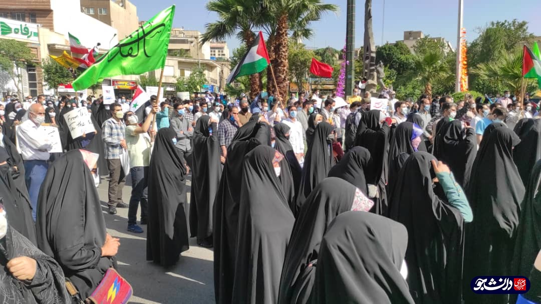 راهپیمایی مردمی و دانشجویی در حمایت از فلسطین مظلوم از دانشگاه تهران آغاز شد