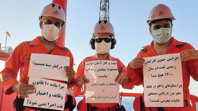 مروری بر اعتراضات کارگران صنعت نفت / شعله‌های اعتراض در میان دکل‌های نفت و گاز 2