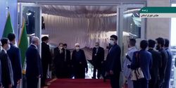 حسن روحانی، رئیس جمهور سابق برای شرکت در مراسم تحلیف وارد مجلس شورای اسلامی شد