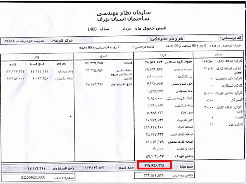 پرداخت حقوق نجومی در نظام مهندسی استان تهران/ وزارت راه هم قانون مجلس را دور زد