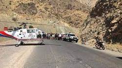 سقوط مینی‌بوس به دره در کردستان با ۱۶ کشته