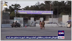 گشت زنی نیروهای طالبان در اطراف فرودگاه کابل و ممانعت از ورود مردم