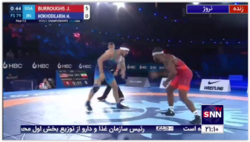 محمد نخودی با نتیجه 5 بر 1 مقابل جردن باروز شکست خورد وبه مدال نقره دست پیدا کرد