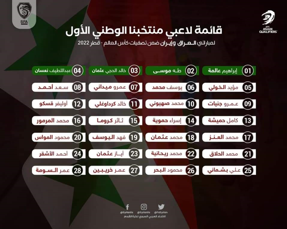 ستاره سوری به بازی با ایران رسید