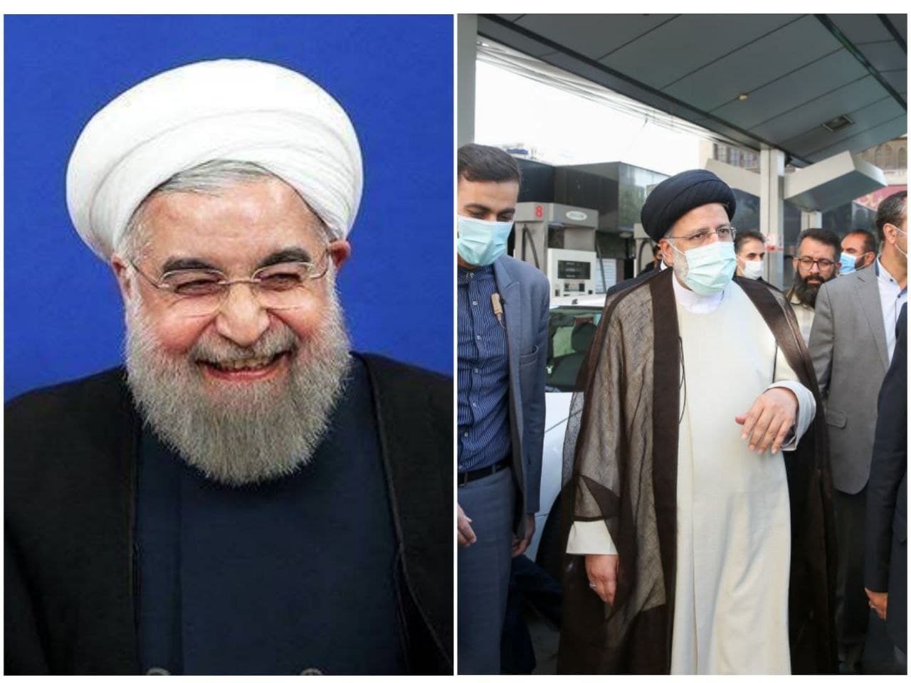 از نیشخند روحانی تا حضور میدانی رئیسی؛ سبک مدیریت دو رئیس‌جمهور در آبان چگونه بود؟+فیلم